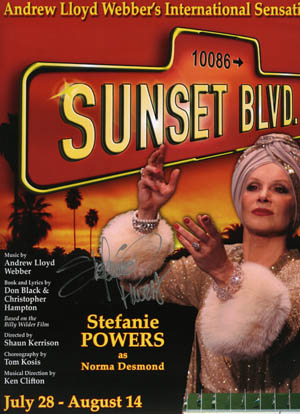 Stefanie Powers Sunset Blvd.